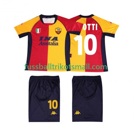 Fußballtrikots AS Rom TOTTI 10 2001 Retro Kinder Kurzarm Heimtrikotsatz kaufen